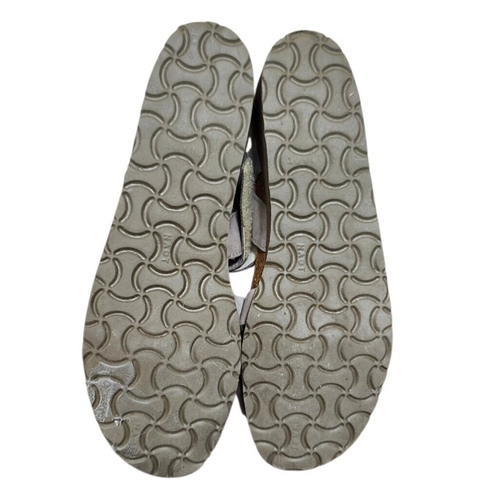 NAOT Kayla Leather Comfort Sandals Beige Taupe Cork Footbed Women EU 41 US 10 - Picture 12 of 14